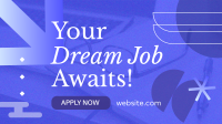 Apply your Dream Job Facebook Event Cover