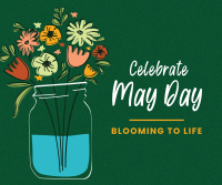 May Day Spring Facebook Post