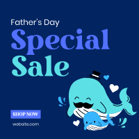 Whaley Dad Sale Instagram Post Design