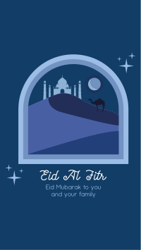 Eid Al Fitr Desert Instagram Story