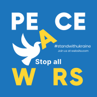 Peace For Ukraine  Instagram Post