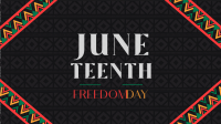 Juneteenth Freedom Revolution Animation