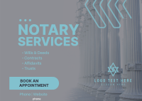 Notary Services Offer Postcard