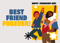 Embracing Friendship Day Postcard