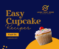 Easy Cupcake Recipes Facebook Post