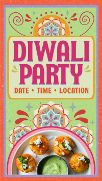 Playful Retro Diwali Instagram Story