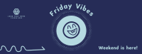 Happy Friday Vibes  Facebook Cover Image Preview