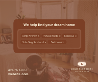 What's Your Dream Home Facebook Post