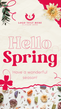 Hello Spring Instagram Story