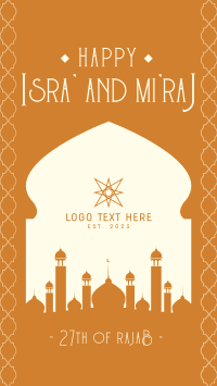 Isra' and Mi'raj Night Facebook Story