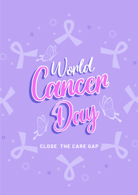 World Cancer Reminder Poster