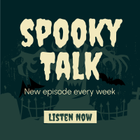 Spooky Talk Instagram Post Design