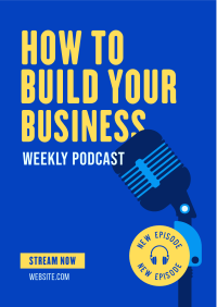 Building Business Podcast Flyer