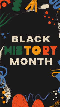 Black History Celebration Facebook Story