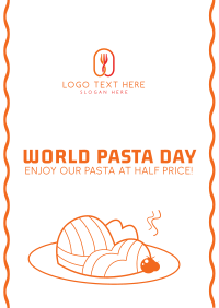 World Pasta Day Vector Poster