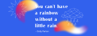 Little Rain Quote Facebook Cover Design