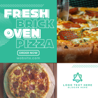 Yummy Brick Oven Pizza Instagram Post
