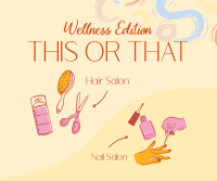 This or That Wellness Salon Facebook Post