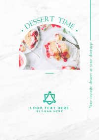 Dessert Time Delivery Poster