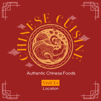Authentic Chinese Cuisine Instagram Post