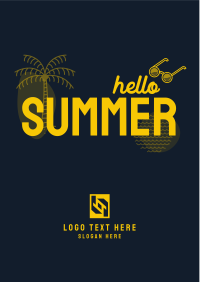 Hello Summer Flyer Design