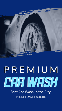 Premium Car Wash Facebook Story