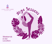 Yoga Sessions Facebook Post