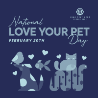 National Love Your Pet Day Instagram Post