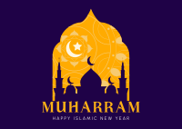 Happy Muharram Postcard