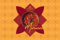 Moroccan Flavors Pinterest Cover Design