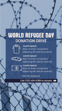 World Refugee Day Donation Drive Facebook Story