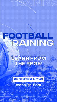 Textured Pro Football Training Video