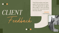 Elegant Real Estate Feedback Animation