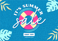 Summertime Sale Postcard