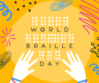 World Braille Day Facebook Post