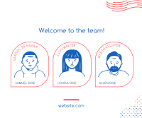 Welcome Team Facebook Post