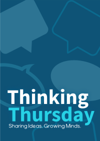 Minimalist Thinking Thursday Flyer