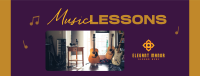 Music Lessons Facebook Cover Image Preview