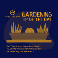 Gardening Tips Instagram Post