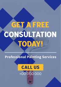 Painting Service Consultation Poster