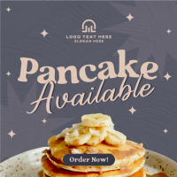 Pancakes Now Available Instagram Post