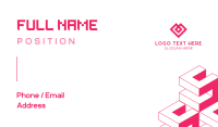 Modern Isometric Business Card