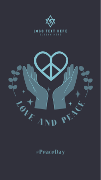 Love and Peace Facebook Story