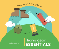 Hiking Gear Essentials Facebook Post