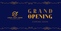 Elegant Grand Opening Facebook Ad