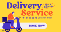 Retro Courier Service Facebook Ad