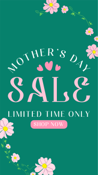 Mom's Flower Wreath Sale Video