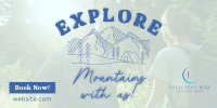 Explore Mountains Twitter Post