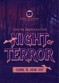 Halloween Night Party Poster