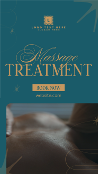 Hot Massage Treatment Instagram Story Design